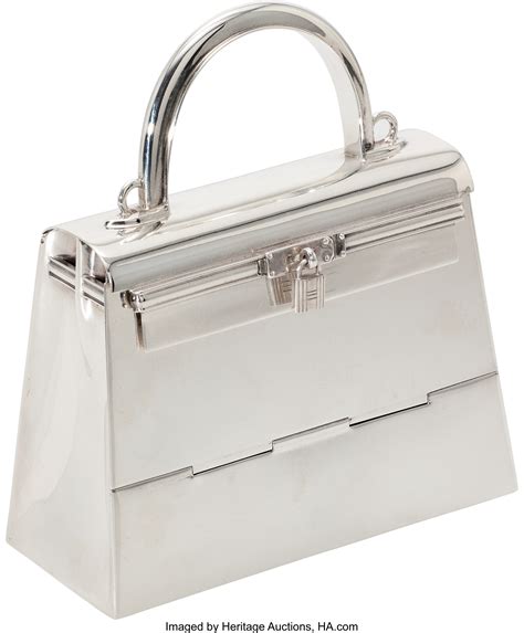 hermes sterling silver bag